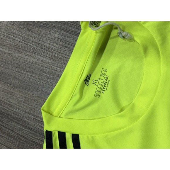 Adidas Goalkeeper Jersey Men's Small Padded Aeroready Long Sleeve Soccer Neon - Picture 2 of 8